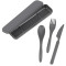 Ensemble de couverts en fibre de bambou