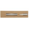 Stylo roller en acier inoxydable recyclé