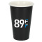 Tasse en céramique à double paroi à fossettes 10oz