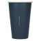 Tasse en céramique à double paroi à fossettes 10oz
