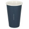 Tasse en céramique à double paroi à fossettes 10oz