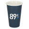 Tasse en céramique à double paroi à fossettes 10oz