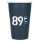 Tasse en céramique à double paroi à fossettes 10oz