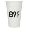 Tasse en céramique à double paroi à fossettes 10oz