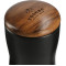 Gobelet en céramique à double paroi Reno avec couvercle en bois 10oz