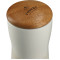 Gobelet en céramique à double paroi Reno avec couvercle en bois 10oz