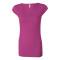 T-shirt sheer col en en V pour femmes