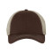 Casquette en maille à points de contraste
