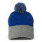 Tuque à pompon et revers 12