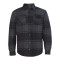 Manteau en flanelle matelassée pour hommes