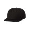 Casquette cinq panneaux en mélange de laine 