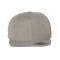 Casquette cinq panneaux en mélange de laine 