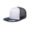 Trucker classique adulte avec casquette blanche sur panneau avant
