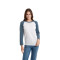 T-shirt unisexe Tri-mélange à manches raglan 3/4