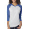 T-shirt unisexe Tri-mélange à manches raglan 3/4