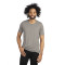 T-shirt pour homme en poly/coton à manches courtes et col rond