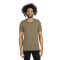 T-shirt pour homme en poly/coton à manches courtes et col rond