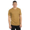 T-shirt pour homme en poly/coton à manches courtes et col rond