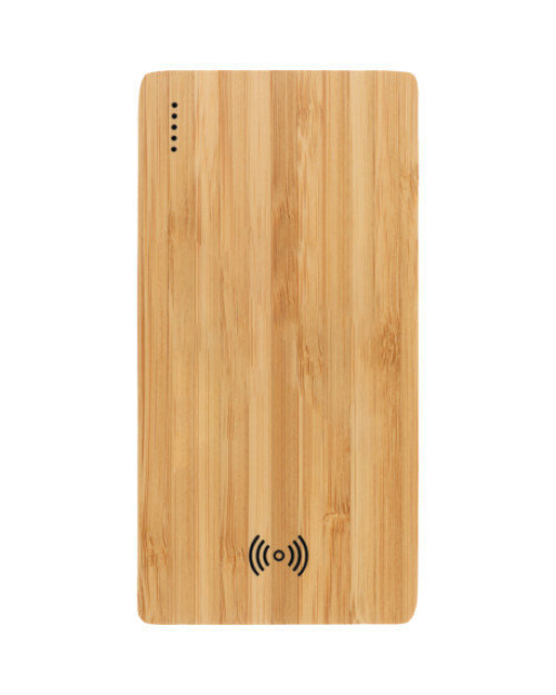 Banque d'alimentation sans fil en bambou Plank 5 000 mAh Banque d'alimentation sans fil en bambou Plank 5 000 mAh