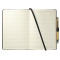 Carnet de notes relié en cuir de cactus, 5,5 x 8,5 pouces