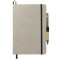 Carnet de notes relié en coton recyclé de 5,5