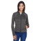 Manteau pour femme Flux de North End SportMD Rouge en molleton contrecollé à motif mélangé