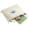 Pochette de voyage plate en coton biologique