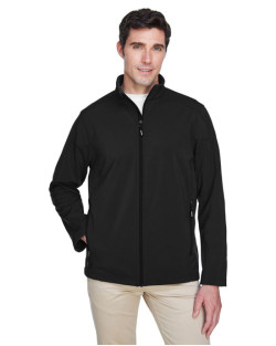 Manteau à extérieur doux pour homme de taille longue Cruise de CORE365MC de deux épaisseurs contrecollées