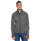 Manteau pour homme Flux de North End SportMD Rouge en molleton contrecollé à motif mélangé