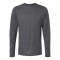 T-shirt en mélange de coton à manches longues pour hommes