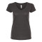 T-shirt Deluxe col en V en mélange de coton pour femmes