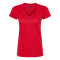 T-shirt Deluxe col en V en mélange de coton pour femmes