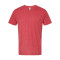 T-shirt Deluxe col en V en mélange de coton 