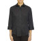Chemise en sergé à manches trois-quarts pour femme