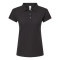 Polo soyeux à M/C pour femmes