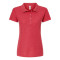 Polo soyeux à M/C pour femmes