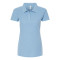 Polo soyeux à M/C pour femmes