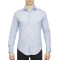 Chemise en sergé à manches longues pour hommes