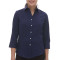 Chemise en sergé pour dames à manches 3/4