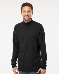 Col montant interlock jersey manches longues