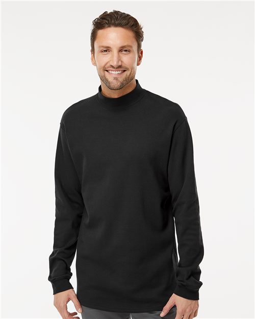 Col montant interlock jersey manches longues