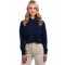 Sweat-shirt court à capuche pour femme