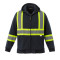 L00682 - Freedom - Sweat à capuche en polaire haute visibilité avec fermeture éclair intégrale pour hommes