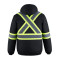 L01277 - Peterbuilt - Blouson aviateur haute visibilité 3 en 1 pour hommes