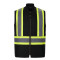 L01295 - Titan - Gilet en toile de coton haute visibilité pour hommes avec doublure Sherpa