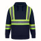 L01375 - Long Haul - Sweat à capuche en polyester haute visibilité pour hommes