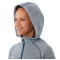 Sweat à capuche zippé en tricot ODELL pour femmes