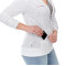 Sweat à capuche zippé Garner Knit pour femme