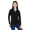 Zip quart de zip Origin Performance en piqué pour femme