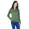 Manteau pour femme Newbury en molleton à motif mélangé avec blocs de couleur et glissière pleine longueur de Devon & JonesMD